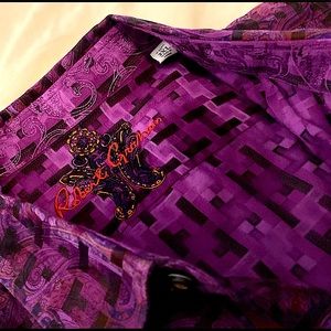 Purple Robert Graham button up! Pristine condition